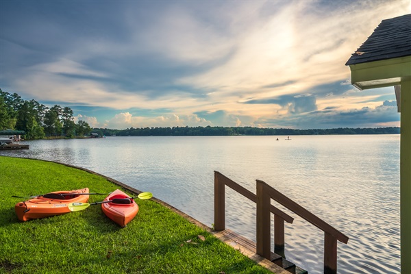 4 Kayaks, 2 SUPs, and 1 Canoe provided
