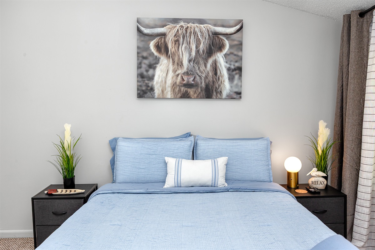 Queen bed