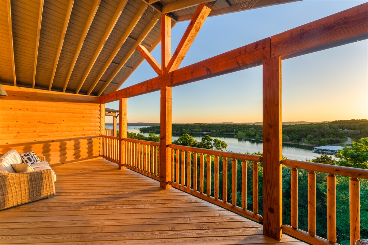 Sweeping Table Rock Lake views from your covered porch.