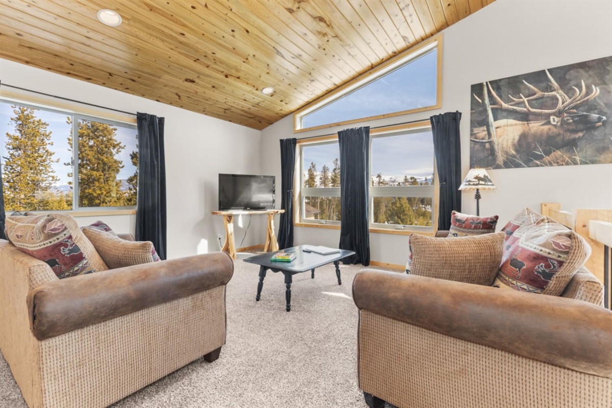 Upstairs Living Area #2 – 2 Couches (1 is a sleeper sofa) | SmartTV 