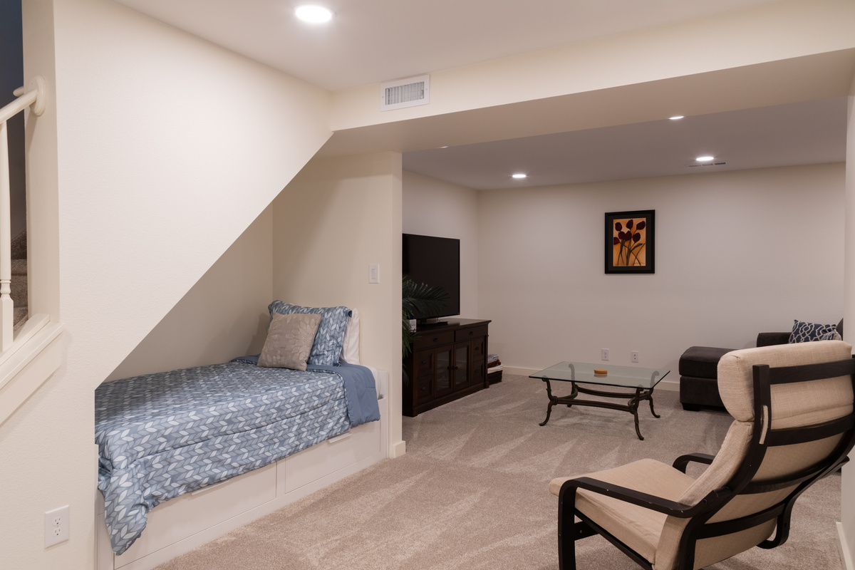 Trundle bed converts into a king size bed
