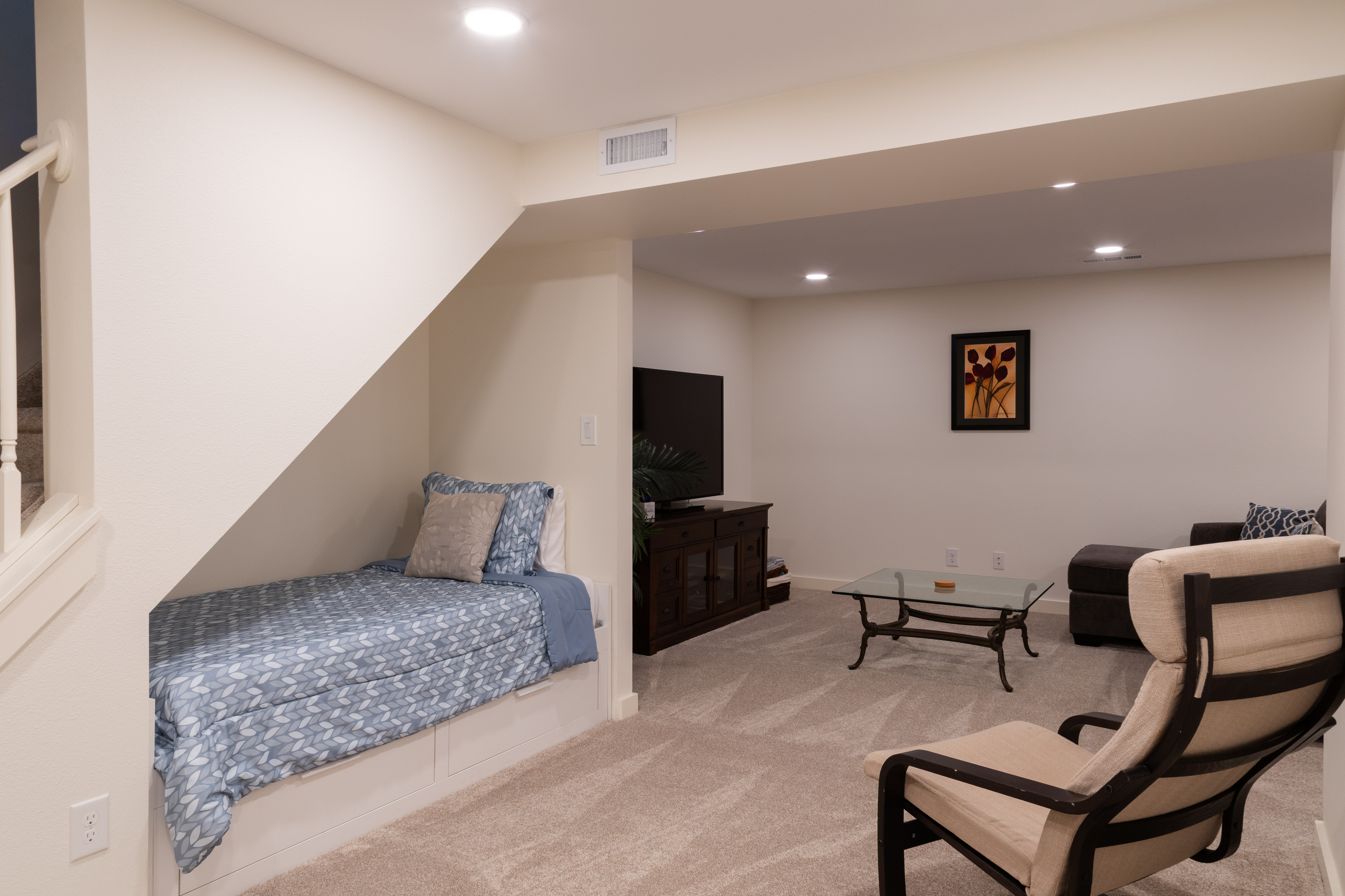 Trundle bed converts into a king size bed