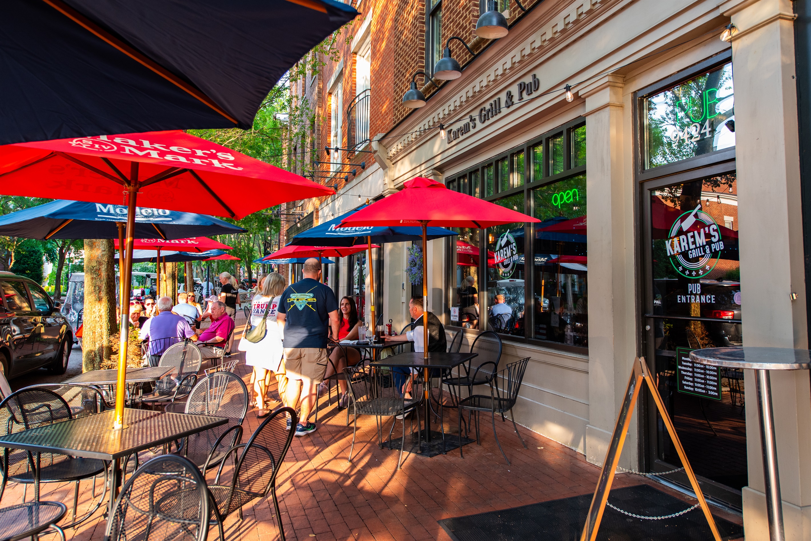 Karem’s Grill & Pub is a go-to local spot for burgers, wings, sandwiches, and cold drinks