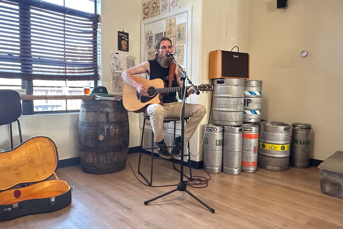 Enjoy live music from local bands and artists most weekends!