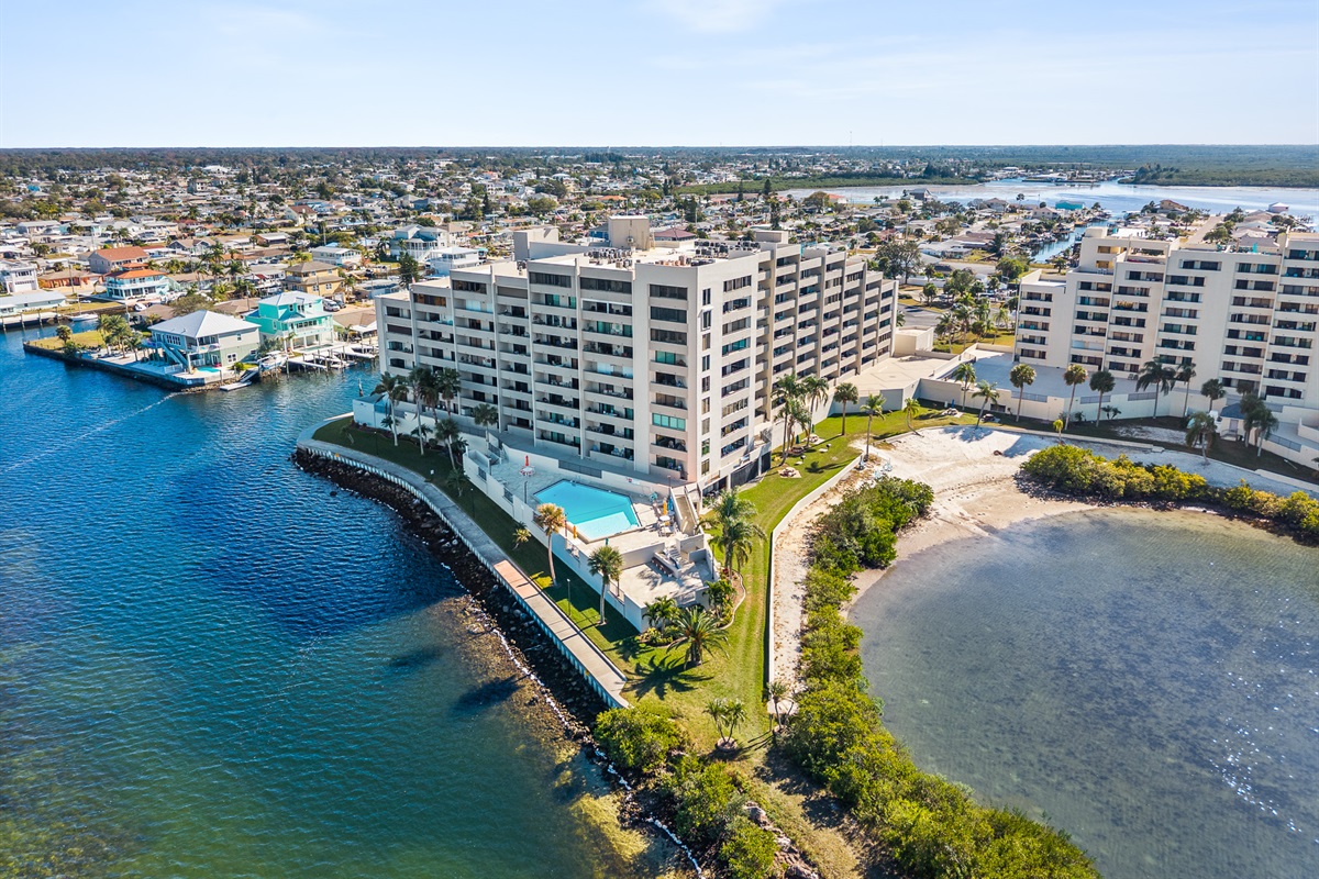 Aerial, Gulf Island Beach and Tennis Club