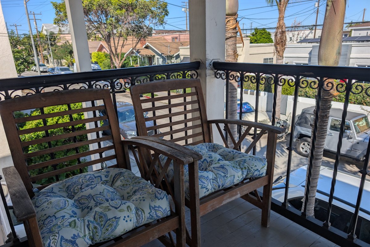 Take a seat, soak in the neighborhood views.