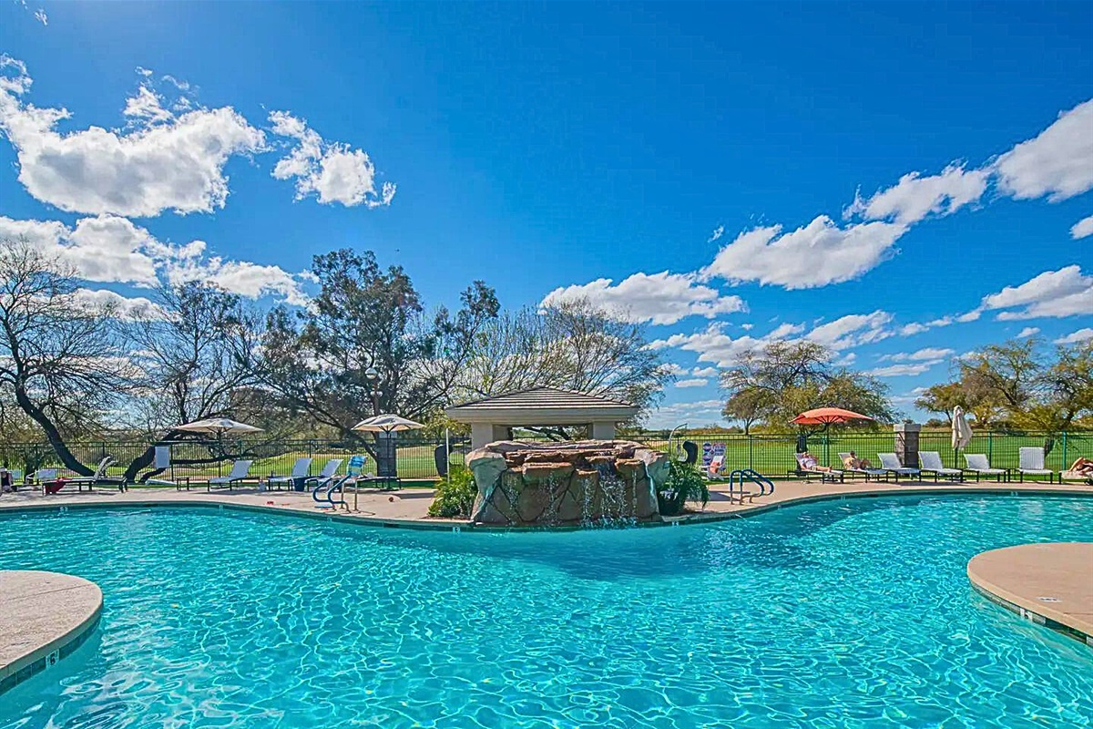 Dive into relaxation with our private pool and sun loungers!