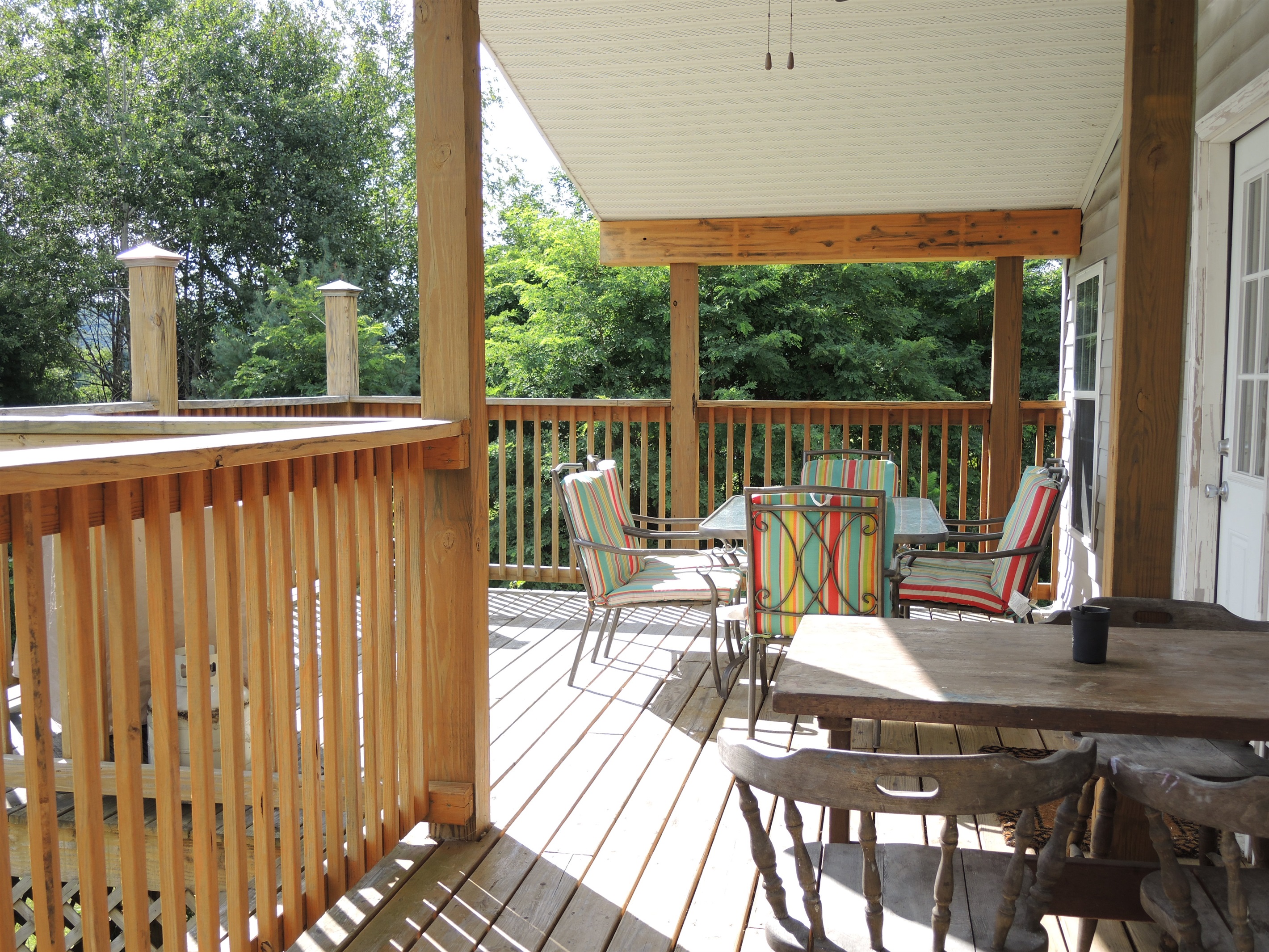 At Home Base IV rear partial covered deck