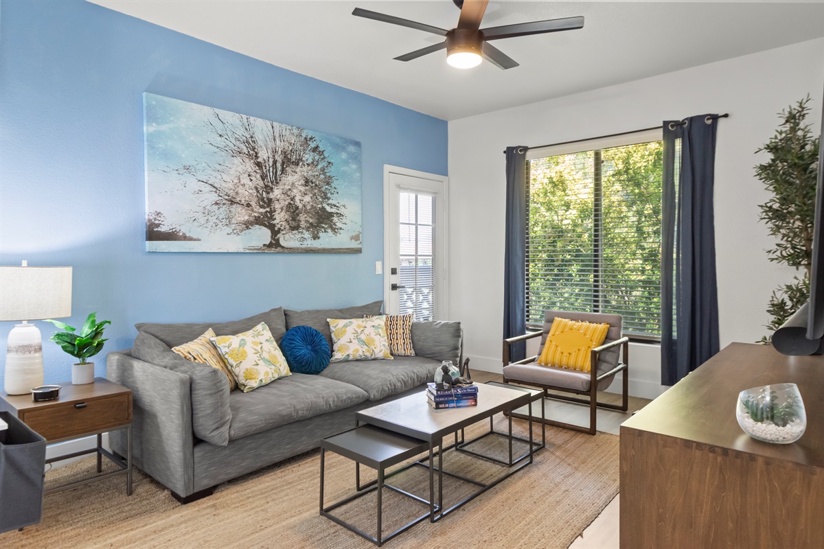 cozy atmosphere of the living room