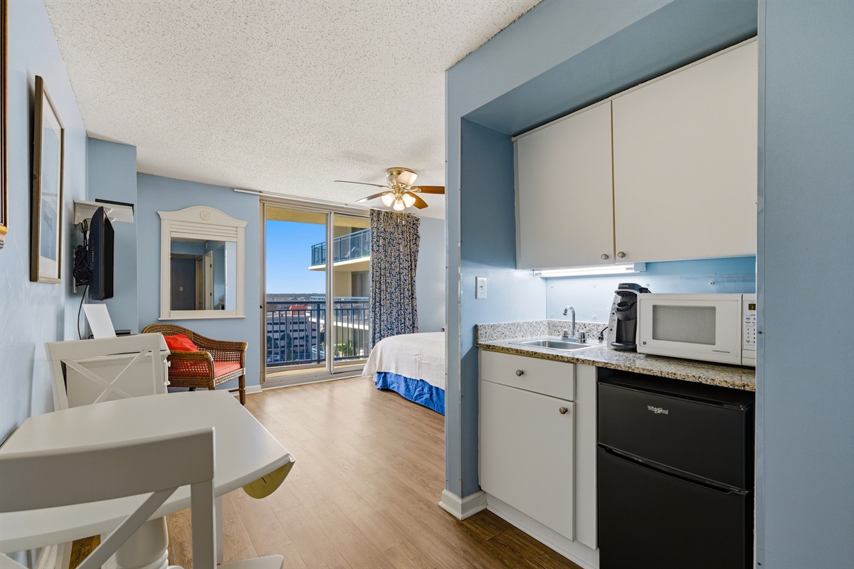 2nd master suite with kitchenette and private separate balcony!