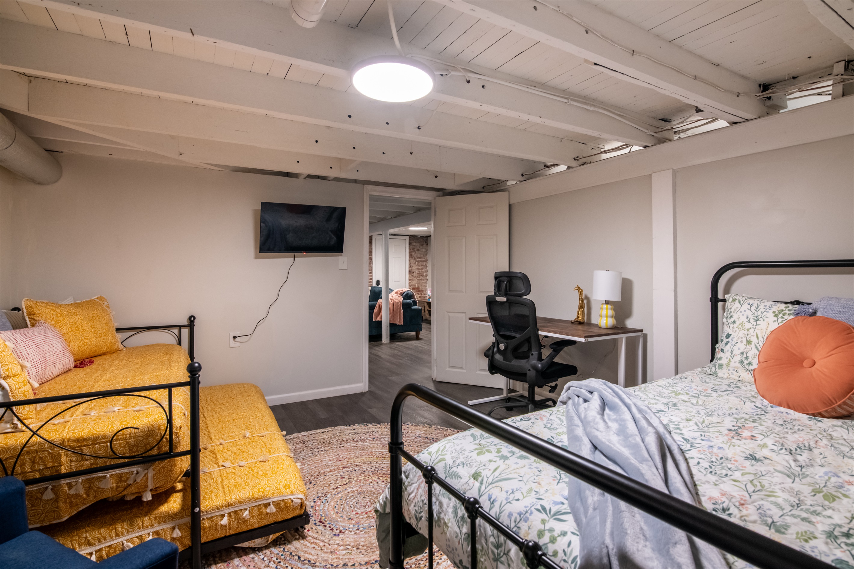 A bright, open space ideal for you to work  while spending time together.