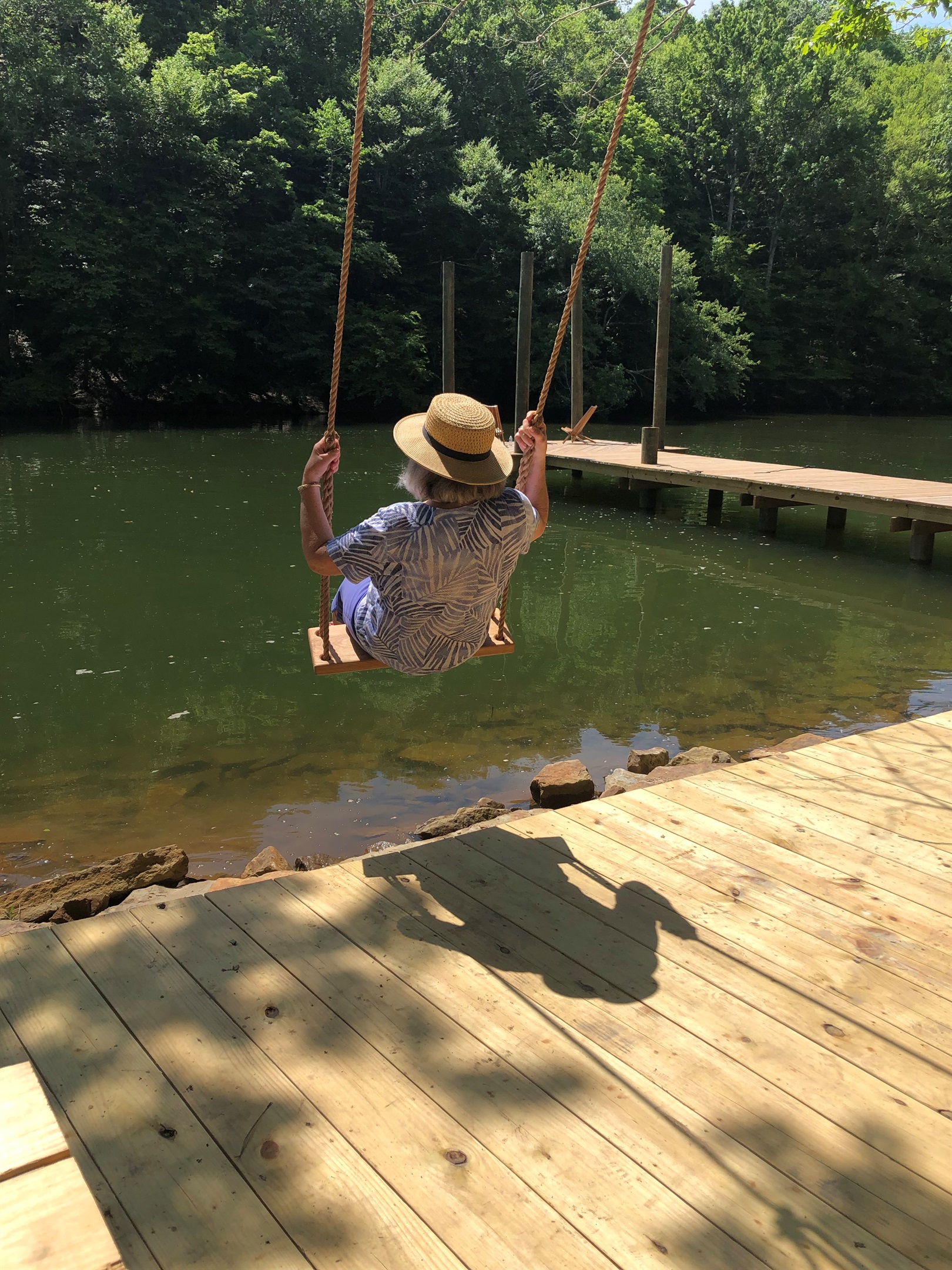 Adults can swing too!