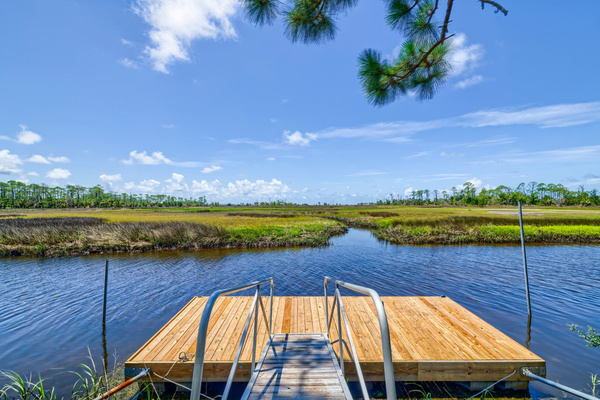 New dock with room for two boats