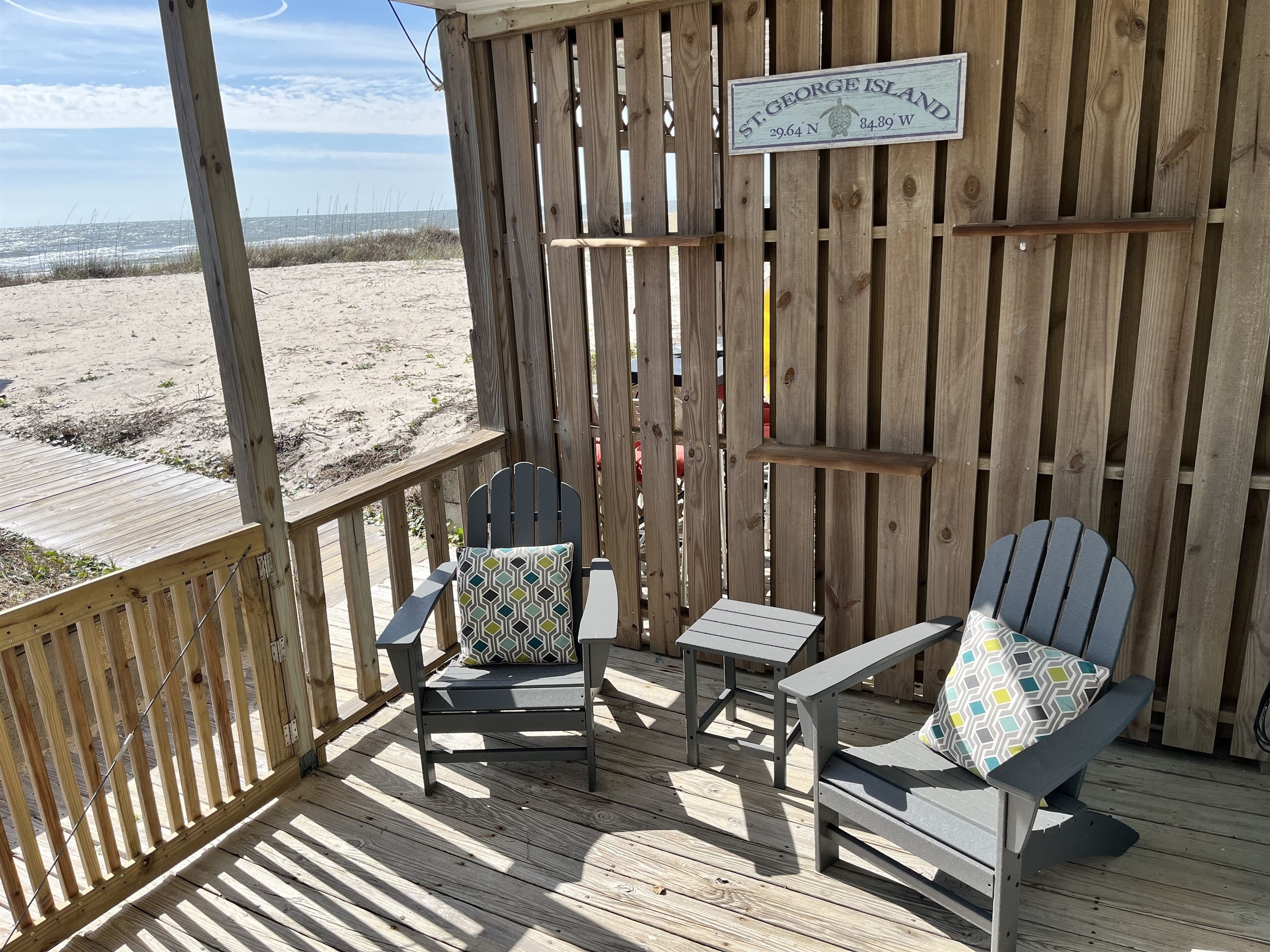 Private Oceanfront Deck