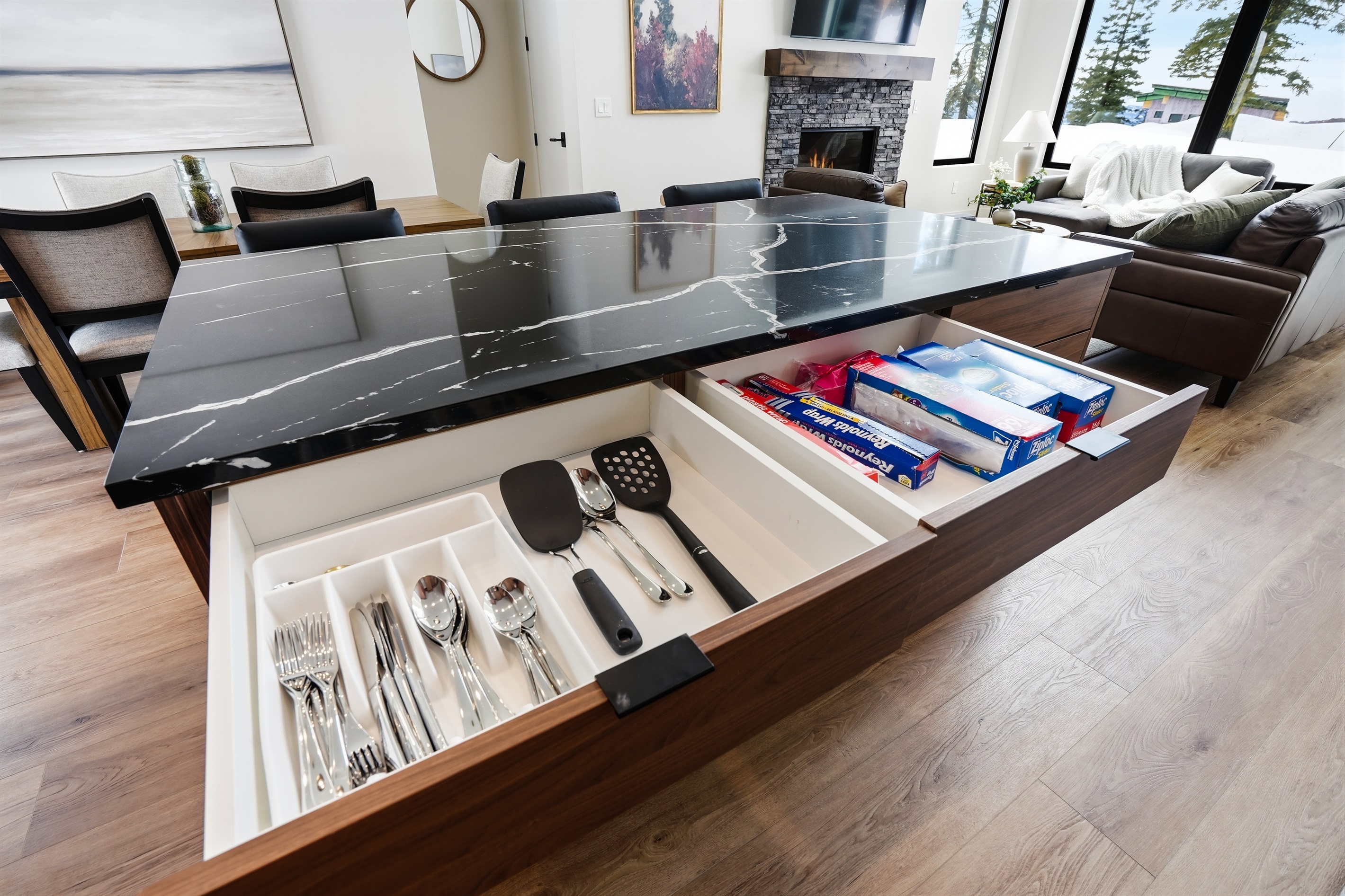 Find Every Essential Utensils in Our Fully Stocked Drawers