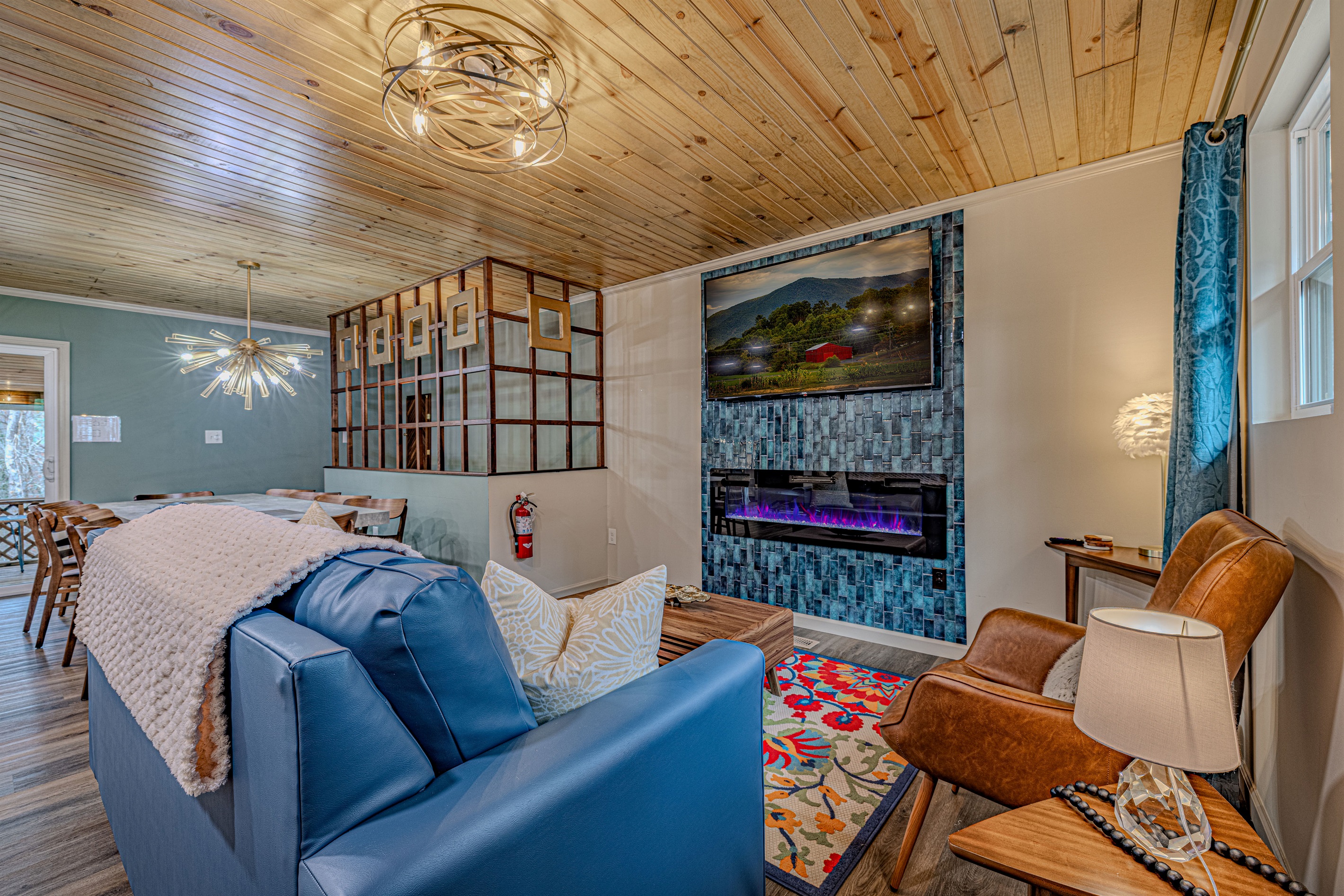 Seamless connection from the outside in. Step through the front door right into this beautifully designed, relaxing living area.