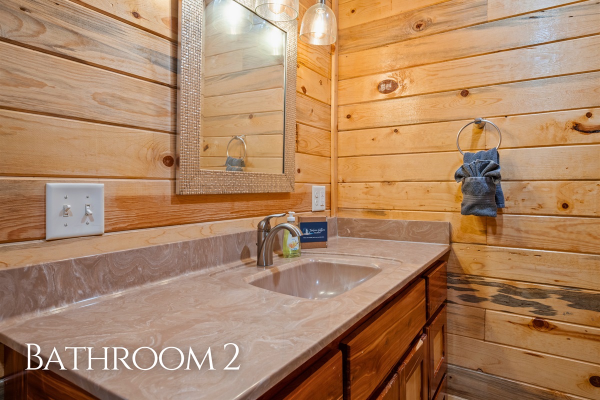 With a spacious vanity and thoughtful layout, this bathroom handles busy mornings smoothly.