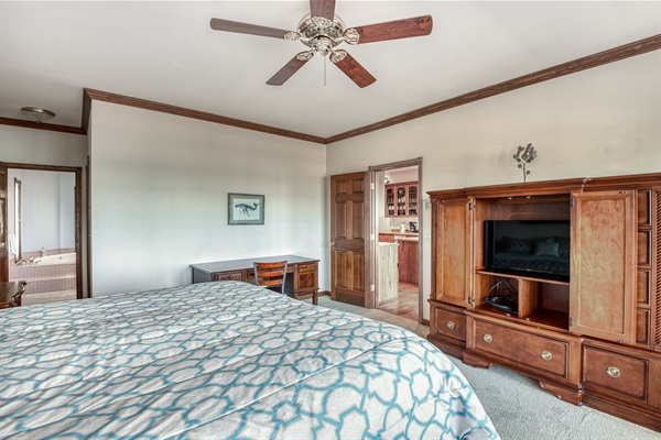 Streaming TV in Primary Bedroom