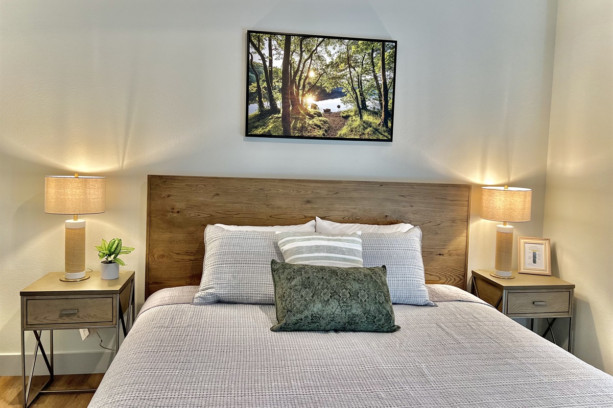 Main level King bedroom