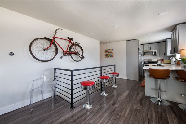 Open foyer upon entering house