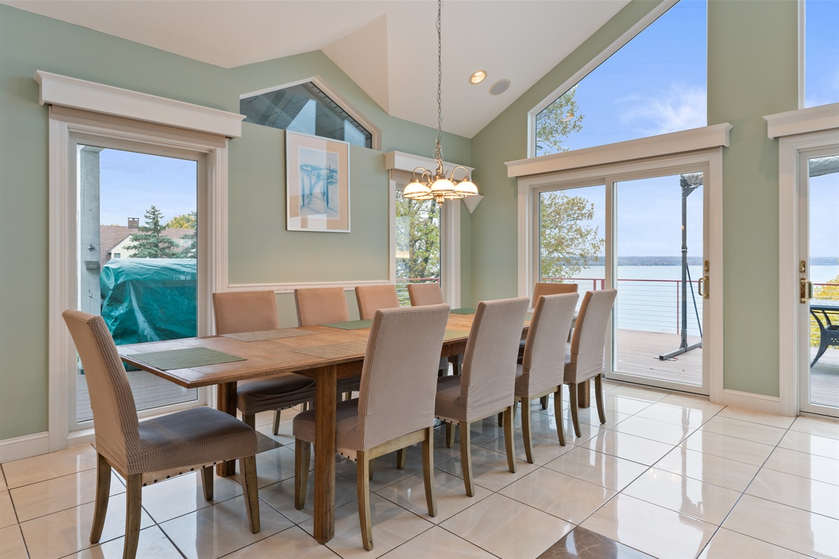 2 dining table seats up to 14-main floor