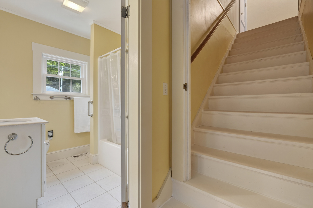 Primary Bathroom and access to the 2nd floor 