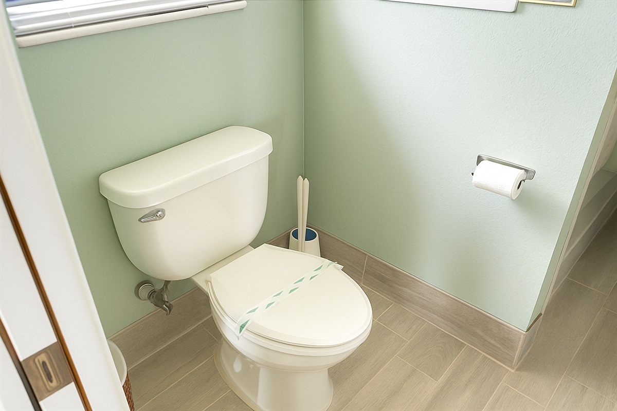Clean and private toilet area — modern fixtures and well-maintained.”