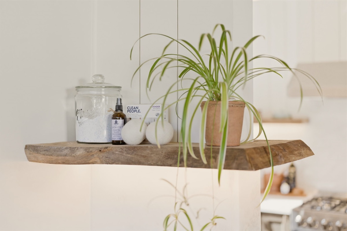 Thoughtful down to the details, Little Leaf includes eco-friendly laundry essentials for easy, comfortable longer stays.