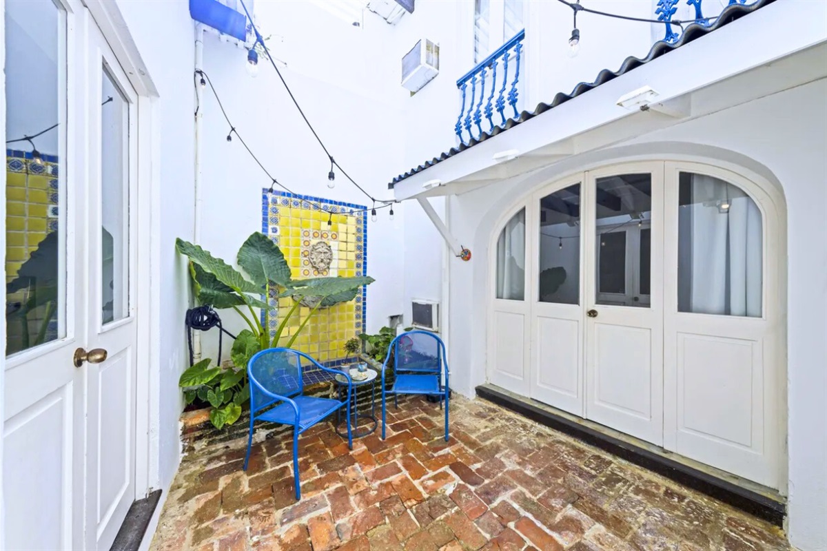 patio leading first room
