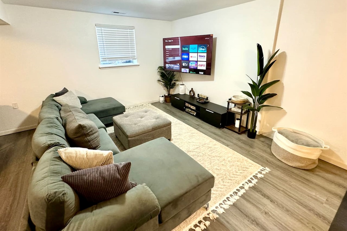 Basement living area 