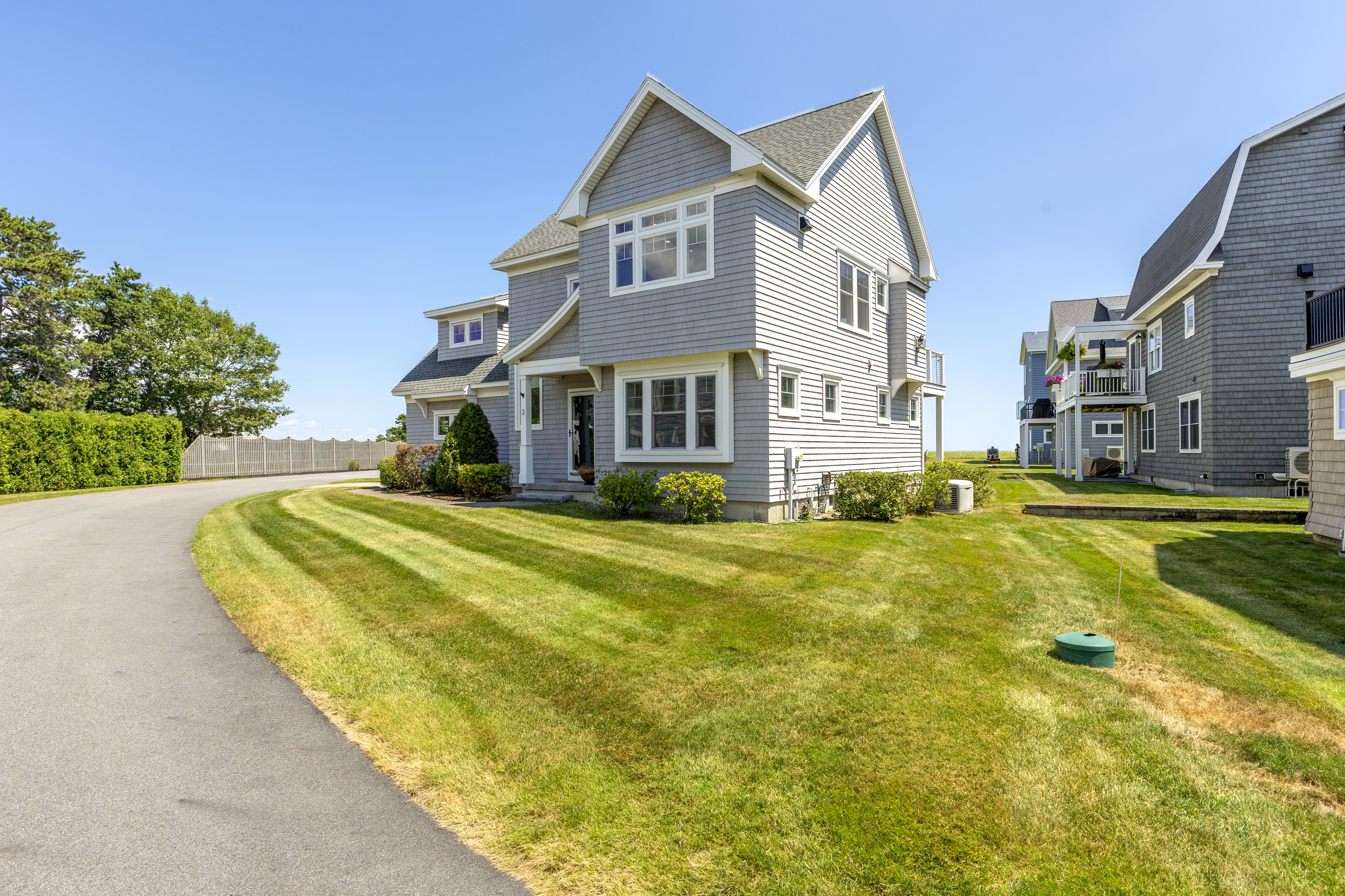 Welcome to your coastal escape—just steps from the beach with ocean views right outside your door.