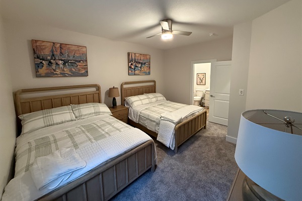 Double queen bedroom 1