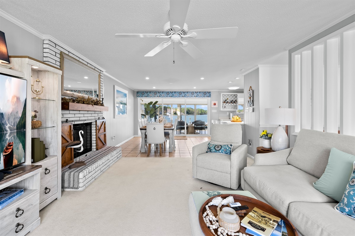 A welcoming space for family and friends to connect.