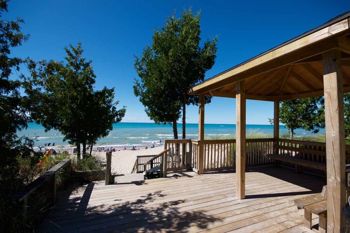 Pavilion by the beach