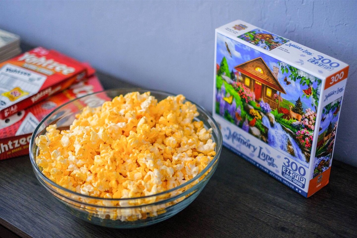 Bring your favorite game or puzzle and pop some popcorn for an awesome game night!
