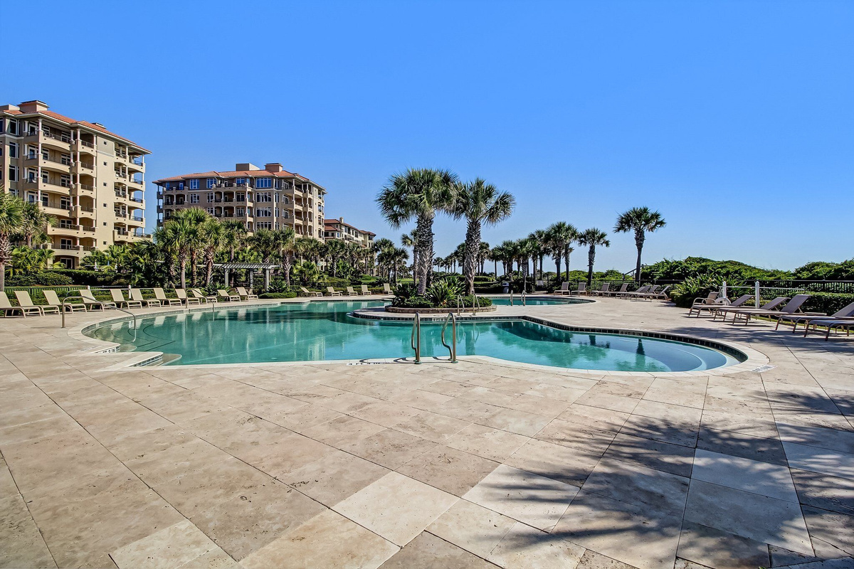 Beautiful, newly renovated Pool area.