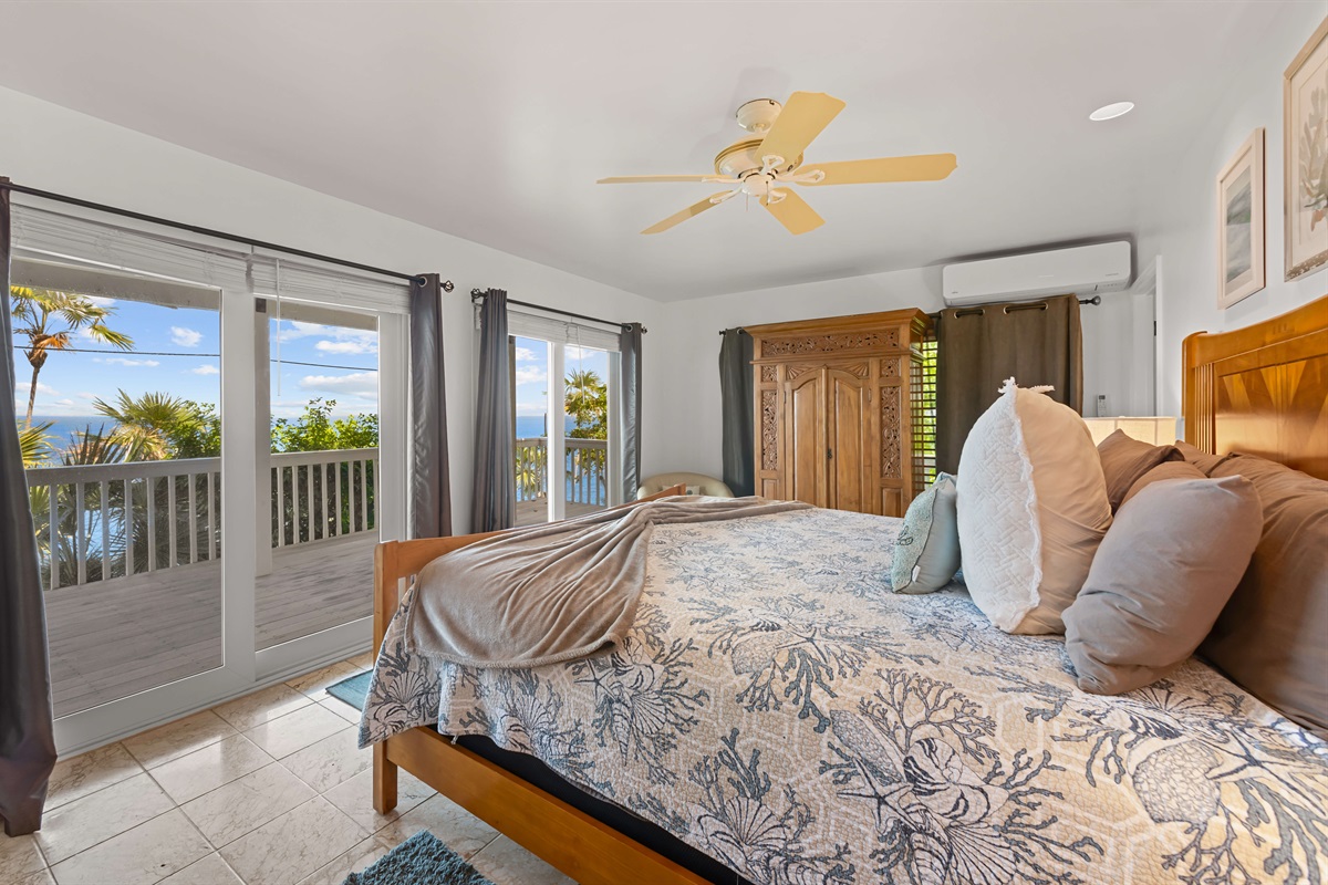 The views from the second primary bedroom will leave you lounging in bed until the late morning