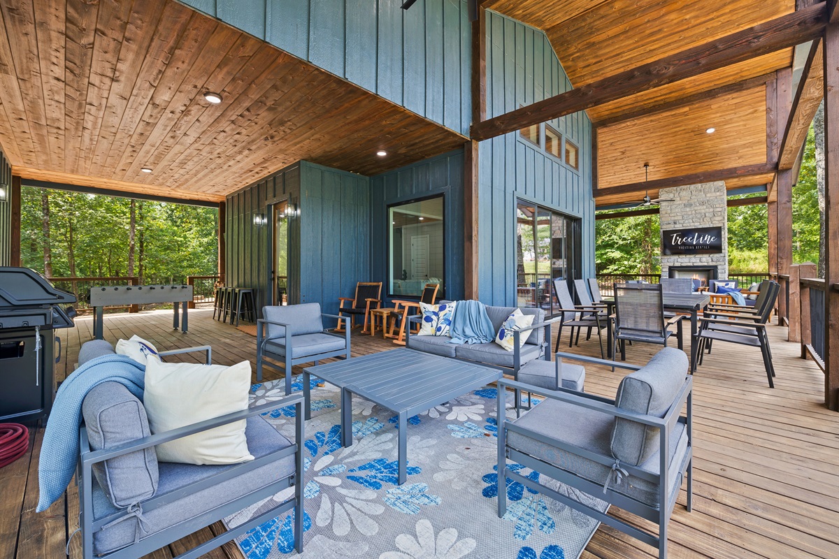 Challenge your friends to a game or simply lounge by the BBQ – our deck is where memories are made and laughter is shared.