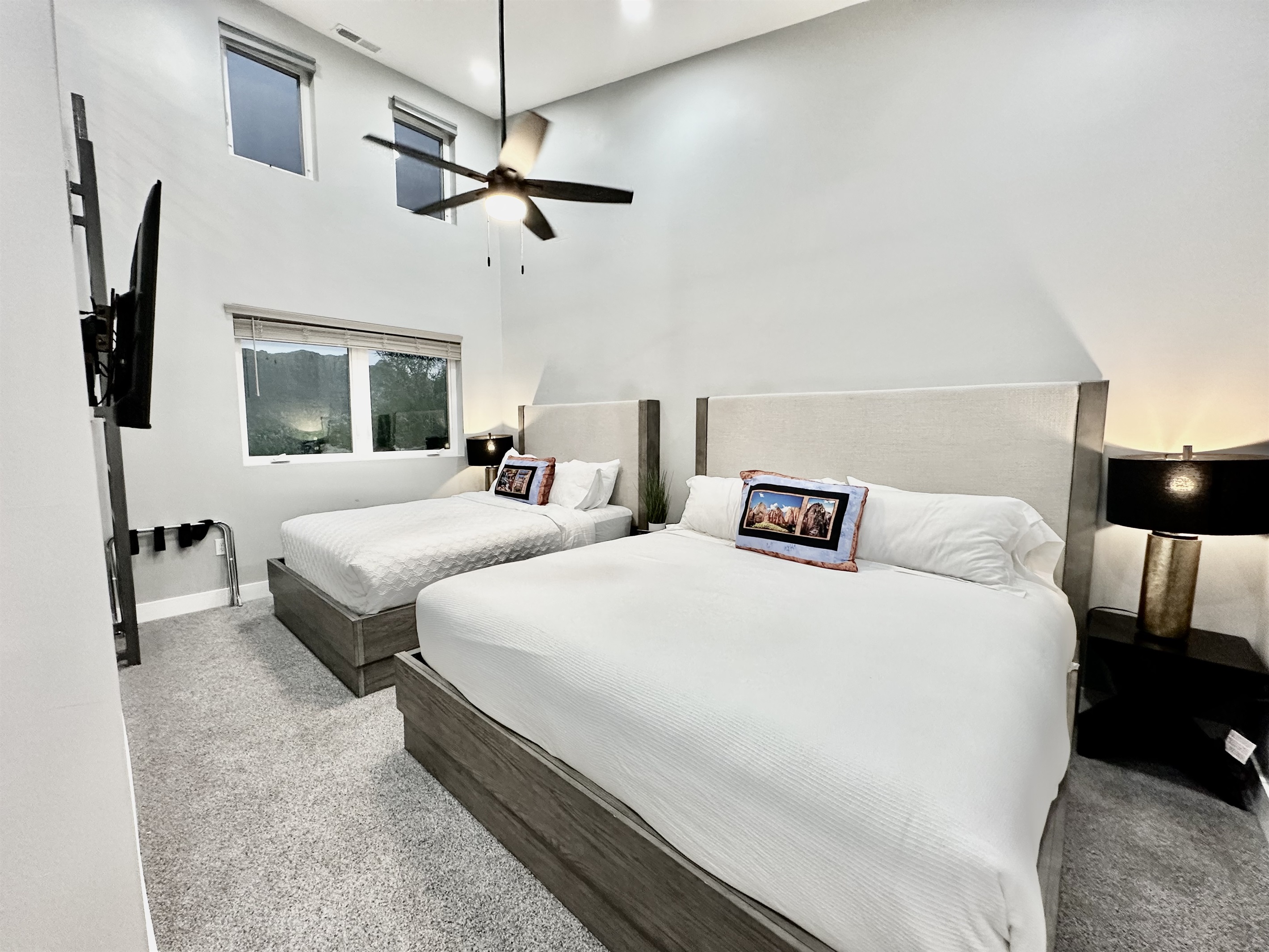 King Bed and Queen Bed Suite with loft