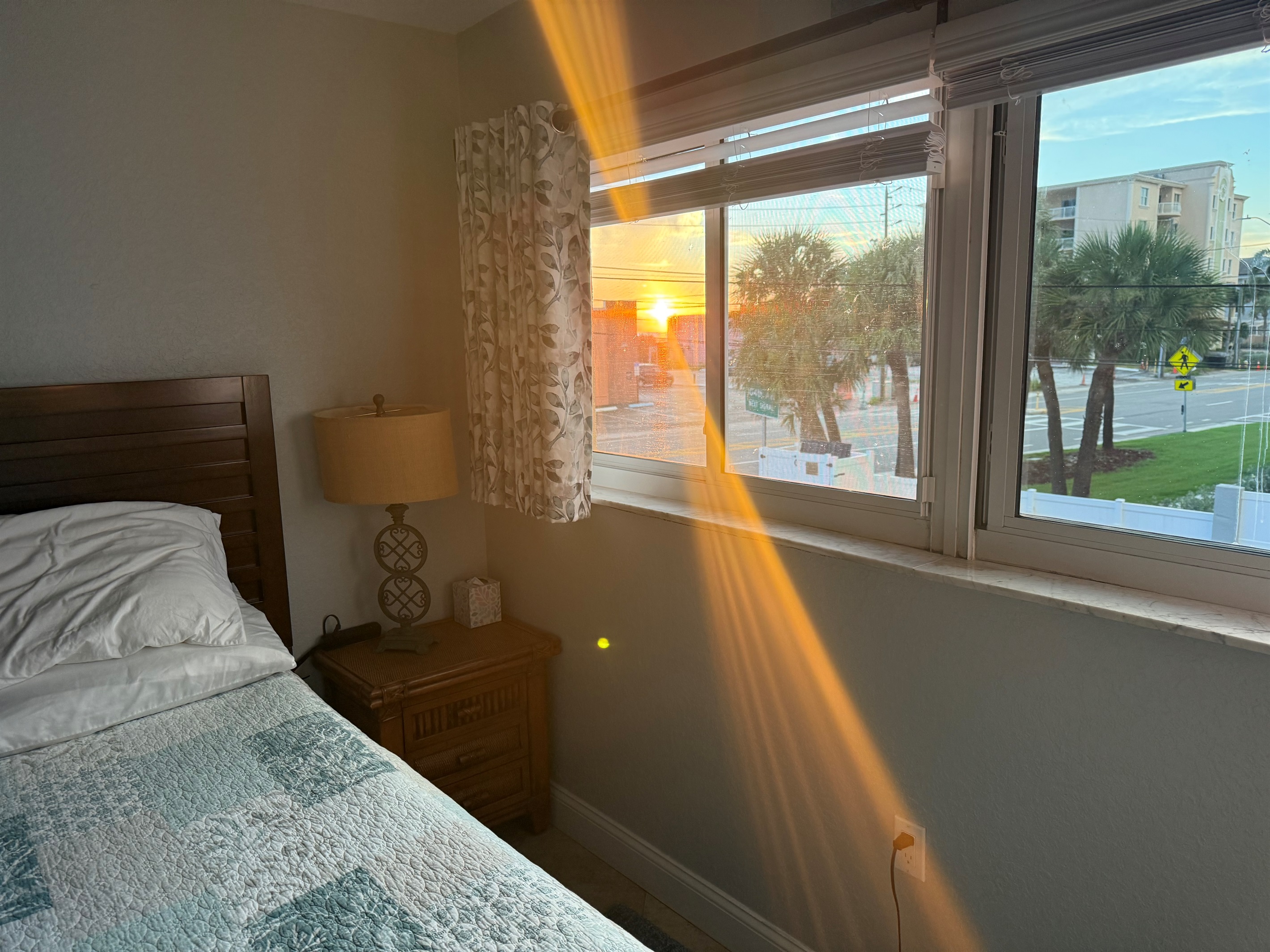 Sunsets from your bedroom window!