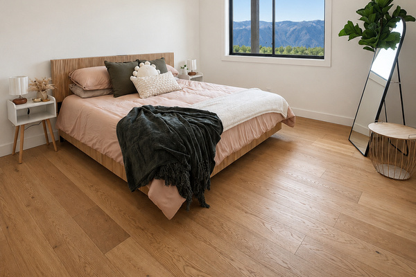 Bedroom #3: downstairs king bed with ensuite
