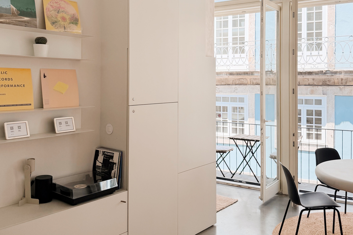 Record player and Sonos.