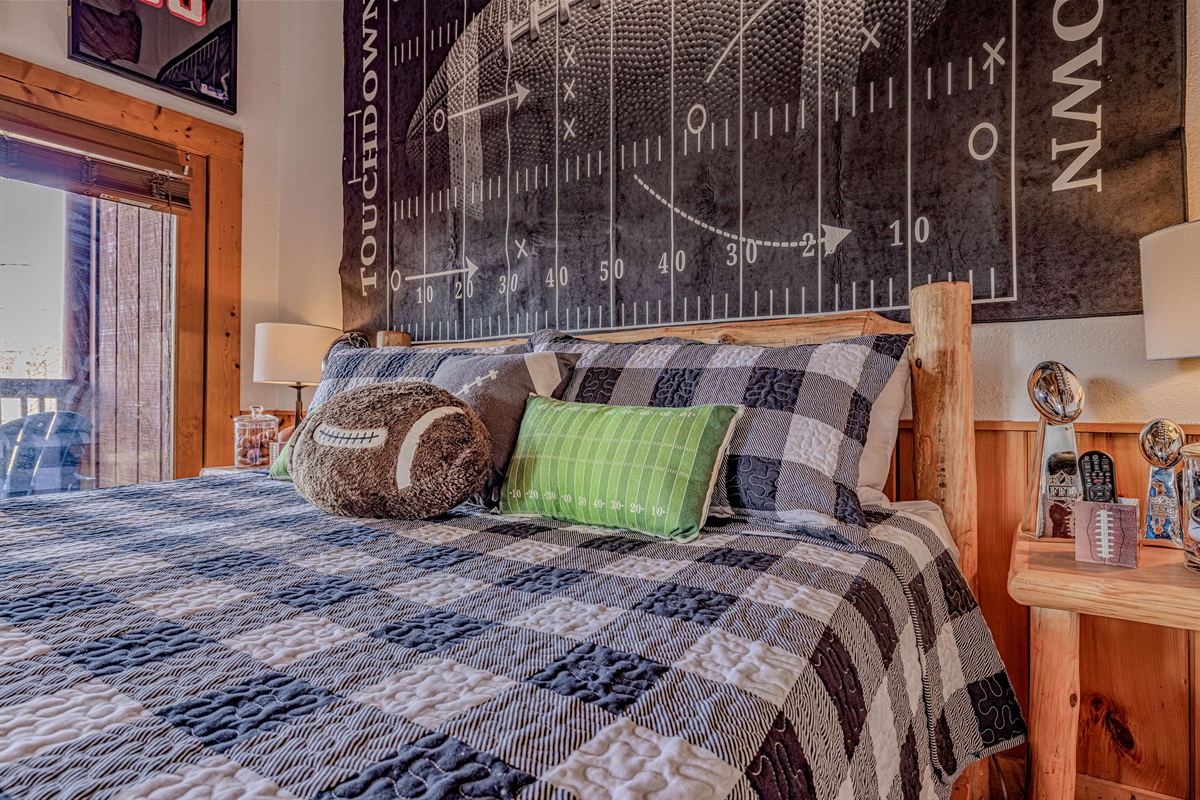 Upstairs king bedroom