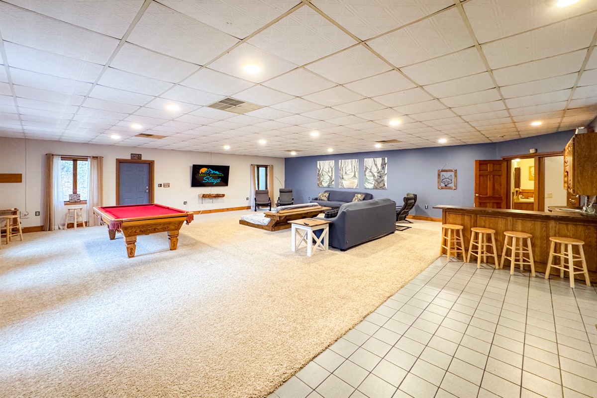 lower level living room