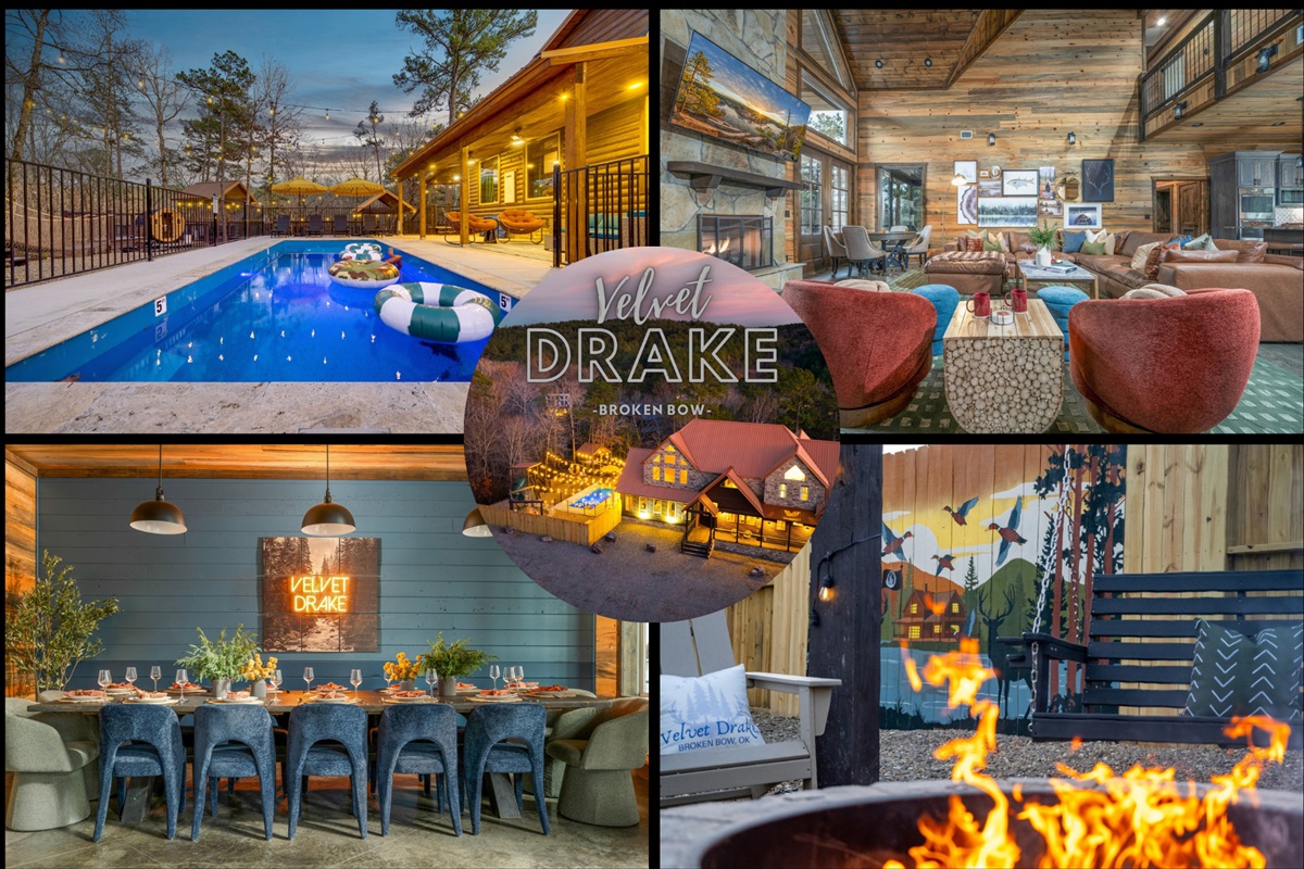 Velvet Drake Cabin Managed by Stayhocha in Broken Bow Oklahoma