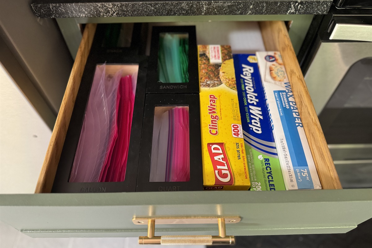 “Fully stocked for real cooking — wrap, foil, and all the essentials.”