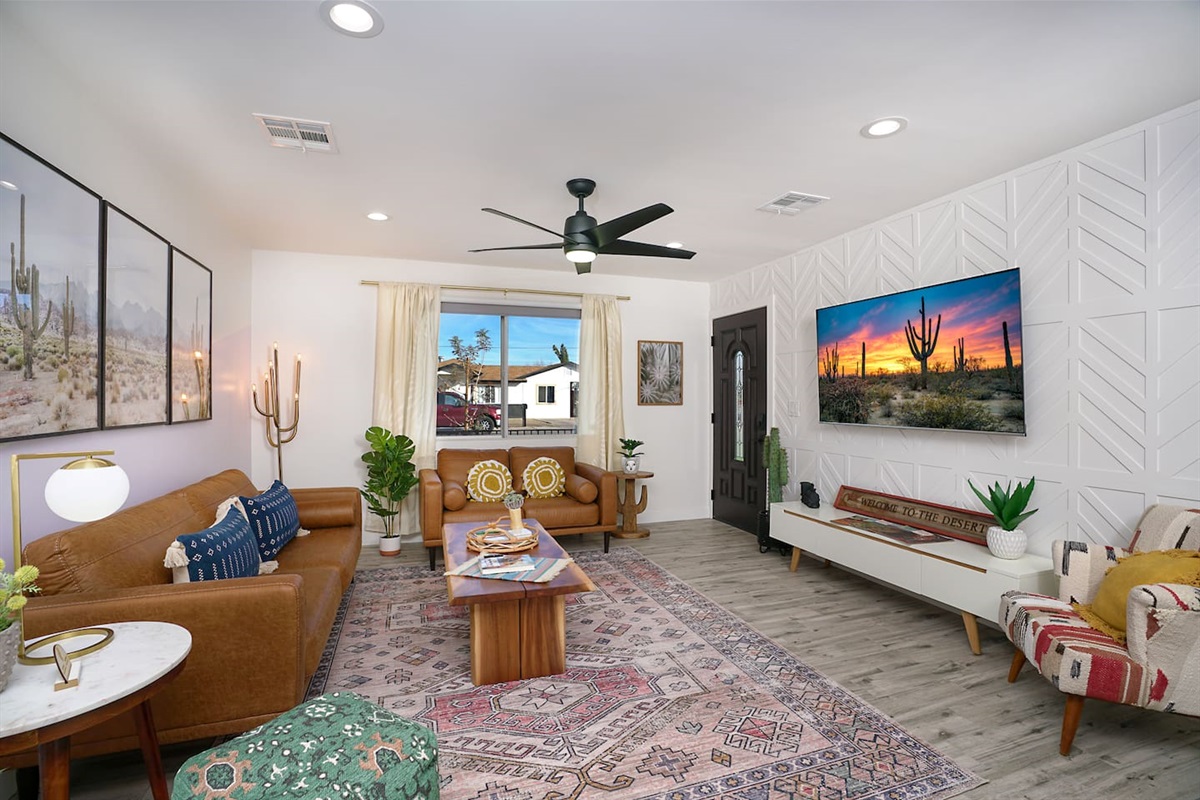 Welcome to the desert living room