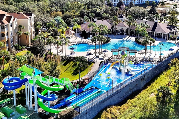 Free Access to the Windsor Hills Resort's community pool, dueling slides and splash pad play area!
