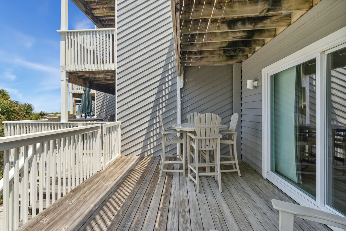 You'll feel the Gulf breeze the moment you step onto the main deck &mdash; it blows almost constantly here.