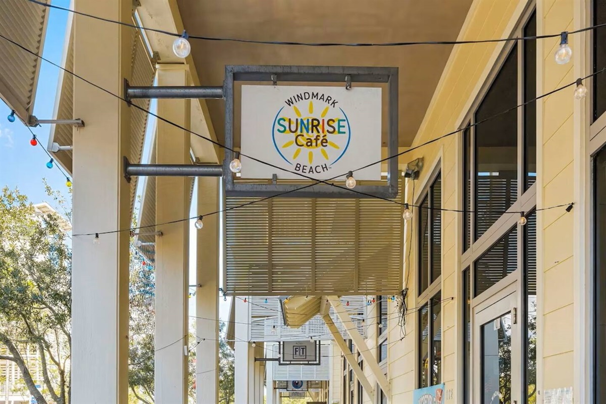 Savor your breakfast and take a relaxing stroll to the beach at Windmark Village